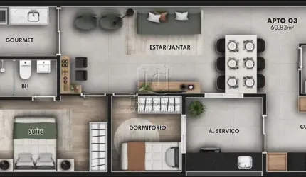 Cobertura Sem Condomínio à venda, 2 quartos, 1 suíte, 1 vaga, Jardim Bela Vista - Santo André/SP