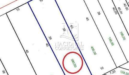 Terreno à venda, 390 m² por R$ 1.150.000,00 - Vila Valparaíso - Santo André/SP
