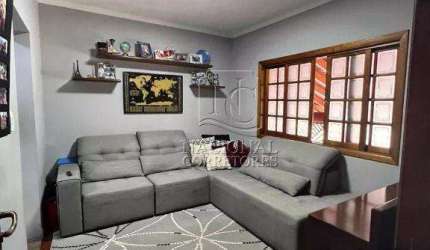 Sobrado com 2 dormitórios, 2 vagas e salão de festas à venda, 167 m² por R$ 580.000 - Parque Erasmo Assunção - Santo André/SP