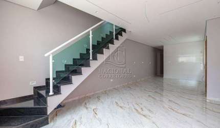 Sobrado com 3 dormitórios à venda, 90 m² por R$ 750.000,00 - Vila Tibiriçá - Santo André/SP
