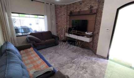 Sobrado com 3 dormitórios à venda, 196 m² por R$ 750.000,00 - Parque Jaçatuba - Santo André/SP