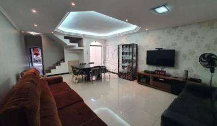 Sobrado com 3 dormitórios à venda, 150 m² por R$ 980.000,00 - Vila Camilópolis - Santo André/SP