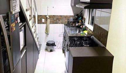 Cobertura com 2 dormitórios à venda, 80 m² por R$ 390.000,00 - Vila Junqueira - Santo André/SP