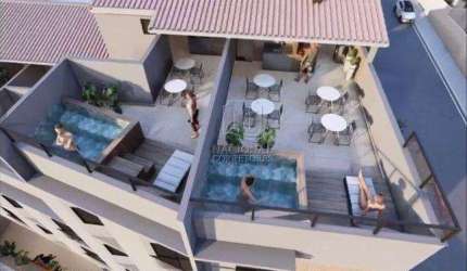 Cobertura com 2 dormitórios à venda, 103 m² - Jardim Bela Vista - Santo André/SP