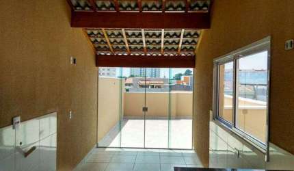 Cobertura com 2 dormitórios à venda, 90 m² - Vila Camilópolis - Santo André/SP