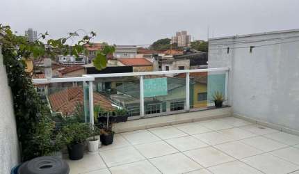 Cobertura com 2 dormitórios à venda, 116 m² - Parque Jaçatuba - Santo André/SP