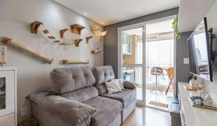Apartamento à venda, 2 quartos, 1 suíte, 2 vagas, Vila Floresta - Santo André/SP