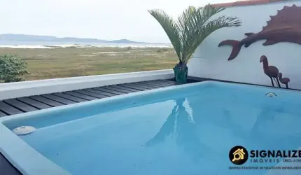 VENDA LINDA CASA TRIPLEX FRENTE A PRAIA NO BRAGA CABO FRIO