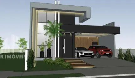 RR0168 LINDA CASA MODERNA A VENDA 190m² - CONDOMÍNIO ENGENHO VELHO - OPORTUNIDADE - 2 Suítes 4 Vagas - Nova Odessa, SP - Ótima Localização