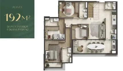 RR7914 Apartamento DUPLEX 192m² CONDOMÍNIO NID ALPHAVILLE - OPORTUNIDADE - 4 Dorms 2 Vagas - Barueri, SP - Ótima Localização - ALAMEDA ARAGUAIA