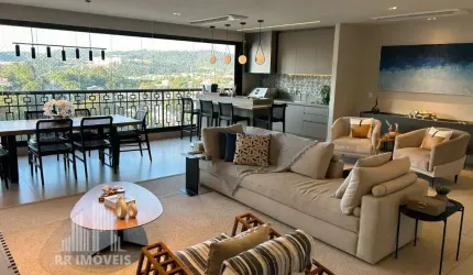 RR7850 Apartamento MOBILIADO 228m² CONDOMÍNIO ATRIA ALPHAVILLE - OPORTUNIDADE - 4 Suítes 4 Vagas - Barueri, SP - Ótima Localização