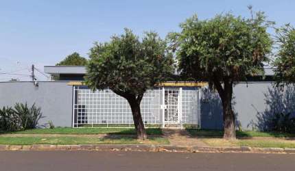 Casa térrea 4 dormitórios piscina locação Ribeirania
