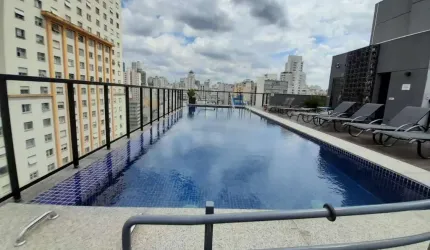 Apartamento com 1 dormitório 1 bainheiro, 1 vaga.