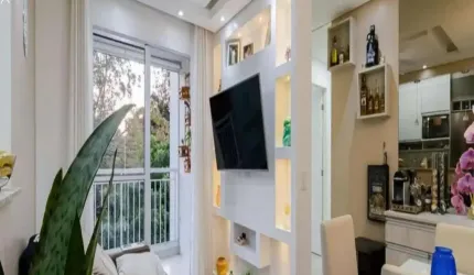Apartamento no Condomínio Residencial Botanica na Vila Moraescom 63m²  3 dormitórios 1 suíte 2 banheiros 2 vagas