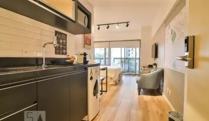 Apartamento à Venda - Santa Cecília, 1 Quarto,  28 m2
