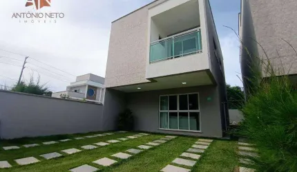 Casa em condomínio fechado com 3 dormitórios à venda, 105 m² por R$ 585.000 - Eusébio - Eusébio/CE