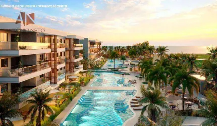 Apartamento com 1 dormitório à venda, 29 m² por R$ 398.000,00 - Porto das Dunas - Fortaleza/CE