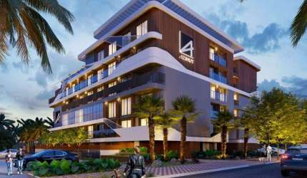 Apartamento com 1 dormitório à venda, 21 m² por R$ 600.000,00 - - Intermares - Cabedelo/PB