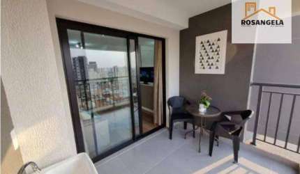 Apartamento com 1 dormitório para alugar, 35 m² por R$ 3.910,00/mês - Mirandópolis - São Paulo/SP