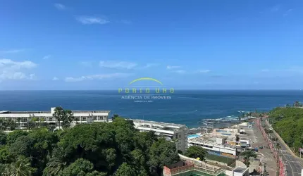 Apartamento 4 suítes à venda, 198 m2, linda vista mar, prédio padrão luxo!!! Morro do Gato, Barra,