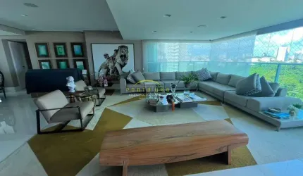Apartamento à venda, Horto Florestal, 4 suites, lavabo, varandas, 4 garagens, nascente, pronto para