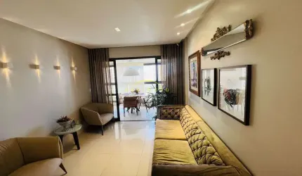 Apartamento de 3 Quartos com Vista Mar no Jardim Apipema – 127m², Varanda, 3 Vagas e Lazer Completo