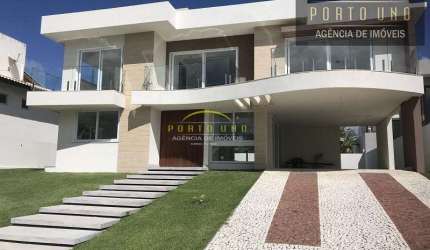 Casa em Condomínio para Venda em Camaçari, Abrantes, 4 dormitórios, 4 suítes, 4 banheiros, 4 vagas