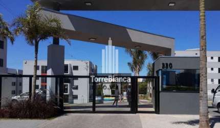 Apartamento Garden 2 dormitórios com uma suíte,semi mobiliado, Jardim Carvalho, Ponta Grossa - PR |