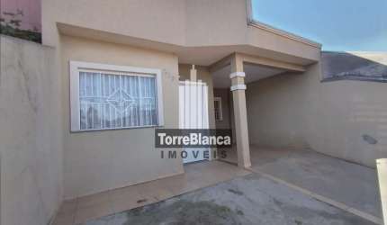 Casa com 2 dormitórios à venda, 67 m²  - Uvaranas - Ponta Grossa/PR