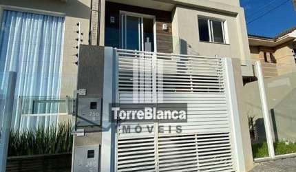 Sobrado semimobiliado com 3 dormitórios sendo 1 suíte para alugar, 100 m²  - Boa Vista - Ponta Gros