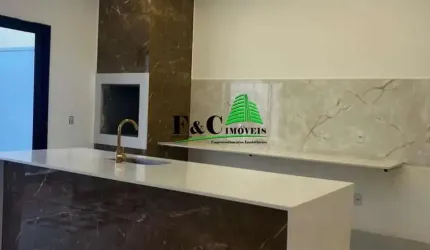 Casa para Venda em Senador Canedo, Residencial Condomínio Jardim Veneza, 4 dormitórios, 4 suítes, 1 banheiro, 2 vagas
