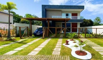 Casa belissima em Alphaville Litoral Norte 3 com 297m2 Camaçari / BA