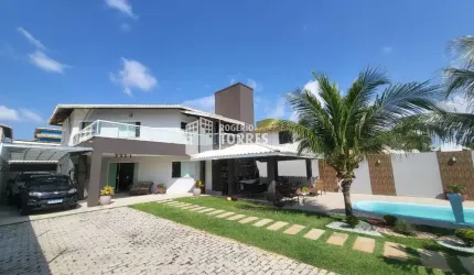 Casa duplex a venda de 4 suítes e garagem em cond. fechado em Buraquinho