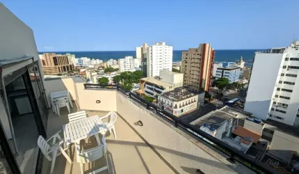 A VENDA COBERTURA VISTA MAR  COM 5 QUARTOS, 3 SUÍTES NA PITUBA