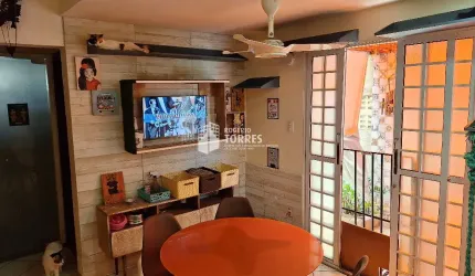 Village duplex a venda de 3/4, 1 suíte com varandas e 2 garagens em PATAMARES