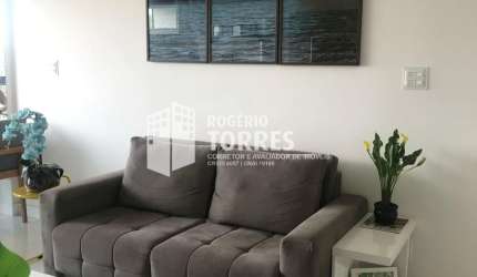 Apartamento locação de 1/4, MOBILIADO e NASCENTE TOTAL e 1 garagem no ALPHAVILLE SALVADOR