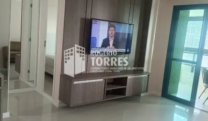 Apartamento locação de 1/4, MOBILIADO e ANDAR ALTO, 1 garagem na PARALELA