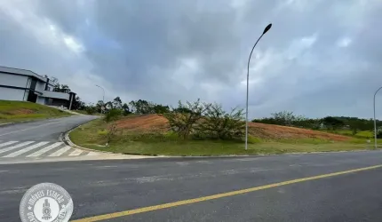 Terreno em condomínio fechado à venda no Ponta Aguda, Blumenau , 419 m2 por R$ 440.000