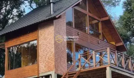 Incrível chalé araucária de alto padrão em São Francisco de Paula