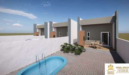 Casa com 2 quartos à venda na Bairro Carapibus, 5470, Carapibus, Conde, 120 m2 por R$ 189.900