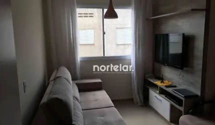 Apartamento com 2 dormitórios à venda, 42 m² por R$ 215.000,00 - Parque Nações Unidas - São Paulo/SP