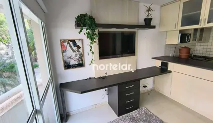 Apartamento com 1 dormitório para alugar, 28 m² por R$ 3.480,00/mês - Perdizes - São Paulo/SP