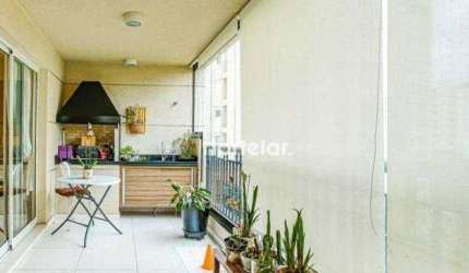 Apartamento com 4 dormitórios à venda, 167 m² por R$ 2.500.000 - Alto de Pinheiros - São Paulo/SP..