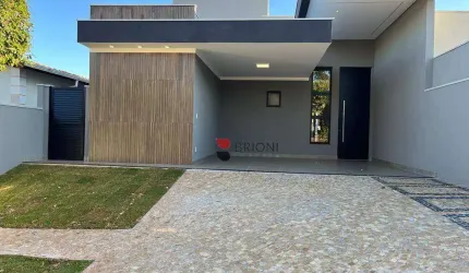Casa térrea alto padrão com 152 m², 03 quartos à venda no Condomínio Alto do Bonfim em Ribeirão Preto/SP I Imobiliária Brioni imóve