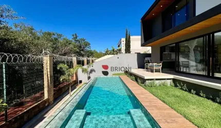 Sobrado alto padrão com 347m², 4 quartos/suítes, à venda no condomínio Alphaville em Ribeirão Preto I Imobiliária Brioni Imóveis