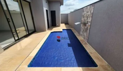 Casa térrea alto padrão com 150 m², 03 quartos à venda no Condomínio Portal da Mata em Ribeirão Preto/SP I Imobiliária Brioni imóveis