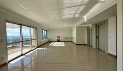 Apartamento de Alto padrão a venda com 311 m², possui 4 suítes no condomínio Grand Privilege em Ribeirão Preto I Imobiliária Brioni Imóveis