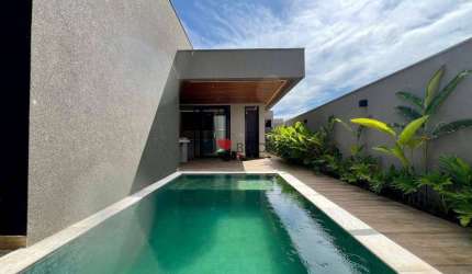 Casa térrea alto padrão com 249m², 3 quartos/suítes à venda no Condomínio Terras de Siena em Ribeirão Preto/SP I Imobiliária Brioni imóveis