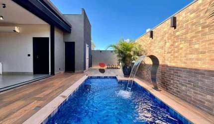 Casa sobrado alto padrão com 243 m², 03 quartos à venda no Condomínio Alto do Castelo em Ribeirão Preto/SP I Imobiliária Brioni imóveis