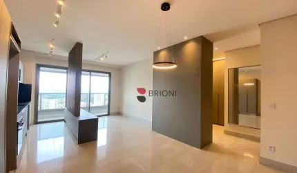 Apartamento padrão com 73m², 1 quarto para locação no Condomínio Le Monde em Ribeirão Preto/SP I Imobiliária Brioni imóveis